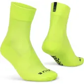 Gripgrab - Lightweight SL Performance Zomer Fietssokken 1 Paar Coolmax Wielersport Sokken Regular Cut - Geel Hi-Vis - Unisex - Maat XS (35-38)