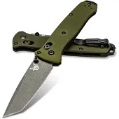 Benchmade Bailout 537Gy-1 Green Tanto Plain