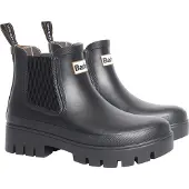 Barbour Regenlaarzen 'Halton' zwart / wit