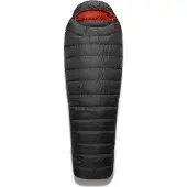 Rab - Trekking slaapzakken - Ascent 500 Graphene voor Unisex van Nylon - Maat Links - Zwart
