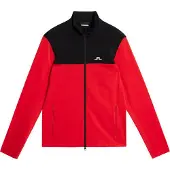 J.Lindeberg Skipully Men Banks Mid Layer Fiery Red-L