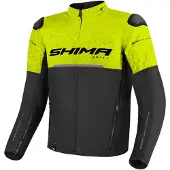 SHIMA Drift Zwart Geel Textiele Motorjas Maat M