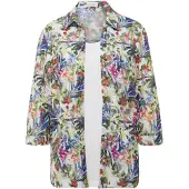 Goldner Blouse gemengde kleuren