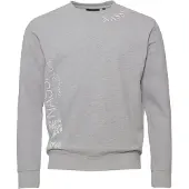 Nassau Beach Beach Club Sweatshirt 'NB231043' grijs / grijs gemêleerd / wit