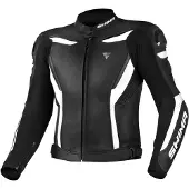SHIMA Chase Zwart Wit Leren Motorjas Maat 48