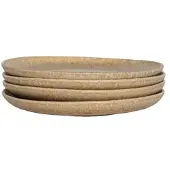 Fonq Mixed Ceramics Gebaksbordjes 4st. - Ø 17 cm - Zand