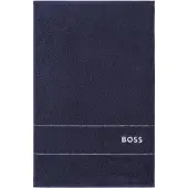 Boss Home Handdoek van katoen met wit logostiksel