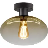 Masterlight Plafondlamp Cipolla zwart l.22,5cm