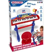 Bontempi elektronische speelgoedkeyboard met 37 toetsen en microfoon