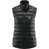 Haglöfs - Women's Roc Down Vest - Donzen bodywarmer S, zwart/grijs