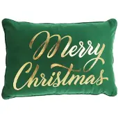 Unique living sierkussen merry dark green 40x60cm