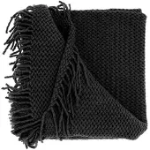 Unique living plaid kos black 127x152cm