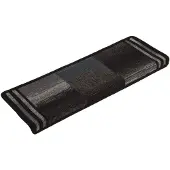 vidaXL Trapmatten zelfklevend 5 st 65x21x4 cm zwart en grijs