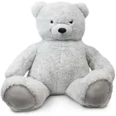 Unique living knuffel winnie grey 120x78x53cm