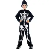 Vegaoo Halloween Skelet kostuum voor jongens - Kinderkostuums - 104/110