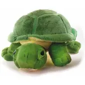 Inware schildpad knuffel - groen - staand - 53 cm - pluche knuffeldier