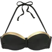 LASCANA Bikinitop 'Elodie' goud / zwart