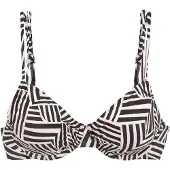 LASCANA Bikinitop ecru / zwart