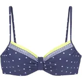 LASCANA Bikinitop met beugels Monri met aangerimpeld midden