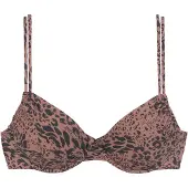 LASCANA Bikinitop bruin / zwart