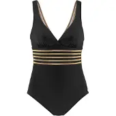 LASCANA Badpak goudgeel / zwart