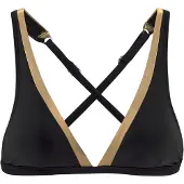 LASCANA Bikinitop goudgeel / zwart