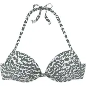 LASCANA Bikinitop olijfgroen / wit