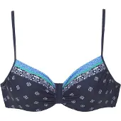 LASCANA Bikinitop marine / azuur / lichtgroen / wit
