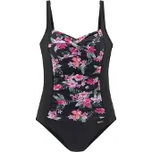 LASCANA Badpak groen / pink / zwart