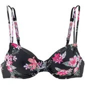 LASCANA Bikinitop olijfgroen / pink / pastelroze / zwart