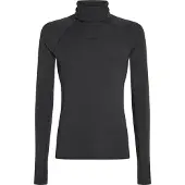 Icebreaker - 300 MerinoFine Polar L/S Roll Neck - Merino-ondergoed L, zwart