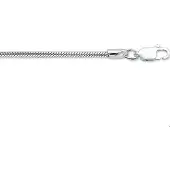 Trendjuwelier huiscollectie Armband Zilver Slang Rond 2,0 mm 19 cm