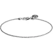 Lucleon Essentials | 1,6 mm Zilverkleurige Ketting met Bolletjes Schakels