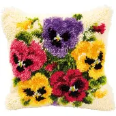 Vervaco - Knoopkussen kit - Kleurige bloemen - PN-0014171 - Borduren - Borduurpakket - Borduurpakket volwassenen - Borduurpakket kind