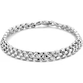 The Jewelry Collection Zilver Gerhodineerde Armband schakel 6 1333942