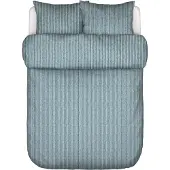 Marc O'Polo Dekbedovertrek Janne Stormy Blue Satijn-240 x 200 / 220 cm | Lits-Jumeaux