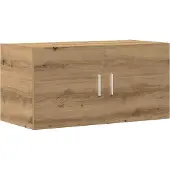 vidaXL Wandkast 80x39x40 cm bewerkt hout artisanaal eikenkleurig