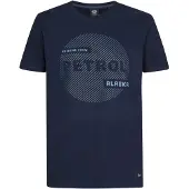 Petrol Industries Shirt nachtblauw / grijs