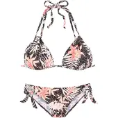 Buffalo Bikini bruin / rosa / zwart / wit