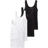Schiesser Top ' Cotton Essentials ' zwart