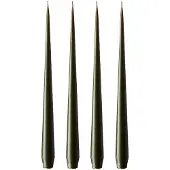 Ester & Erik kaars 4-pack mat mörk deep forest, 42 cm