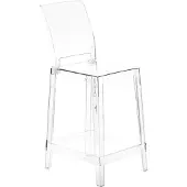 Beliani WELLINGTON - Barkruk set - Transparant - Polycarbonaat