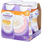 Fortimel Multi Fiber 1.5kcal | Aardbei | Voedingssupplement Ondervoeding 4x200 ml Flesjes