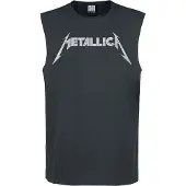 Metallica Tanktop - Amplified Collection - Logo - S tot L - voor Mannen - actraciet | Maat S