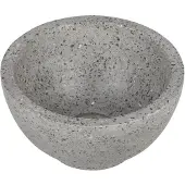 Differnz River waskom - 23x23x12cm - terrazzo grijs/grof