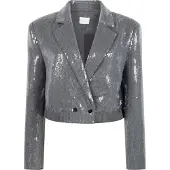 Aaiko Dames Blazers Mille Sequins Pes 356 - Grijs - Maat XS