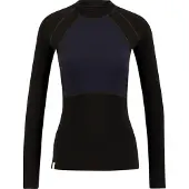 Ulvang Peak Map Crew, thermoshirt, dame, zwart/donkerblauw