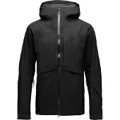 Black Diamond - Ski jassen - M Factor Shell Black voor Heren - Maat S - Zwart