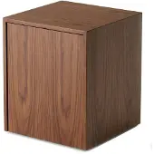 New Works Mass Bijzettafel With drawer | Walnut