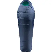 Haglöfs - Women's Musca -26 - Synthetische slaapzak 175 cm, blauw/groen